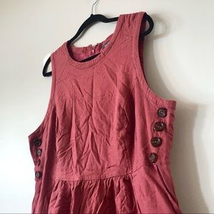 Pink dress with pockets